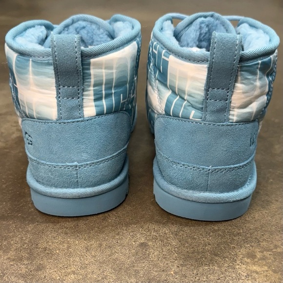 UGG Neumel LTA Wavelength Blue Puffer Boots Sherpa Lined Men’s 10 main image 8
